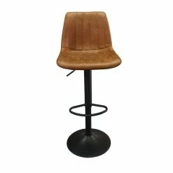 Tabouret De Bar Barcelona PU Cognac -Ledepot Soldes Magasin tabouret de bar barcelona pu cognac 5