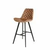 Tabouret De Bar Bas Alicante PU Cognac -Ledepot Soldes Magasin tabouret de bar bas alicante pu cognac
