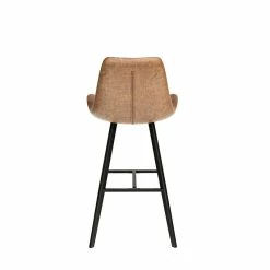Tabouret De Bar Bas Alicante PU Cognac -Ledepot Soldes Magasin tabouret de bar bas alicante pu cognac 2