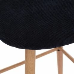 Tabouret De Bar Bleu Encre Céleste Pieds Effet Bois Atmosphera -Ledepot Soldes Magasin tabouret de bar bleu encre celeste pieds effet bois atmosphera 1