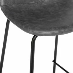 Tabouret De Bar Gris Vladi Atmosphera -Ledepot Soldes Magasin tabouret de bar gris collection vladi 1