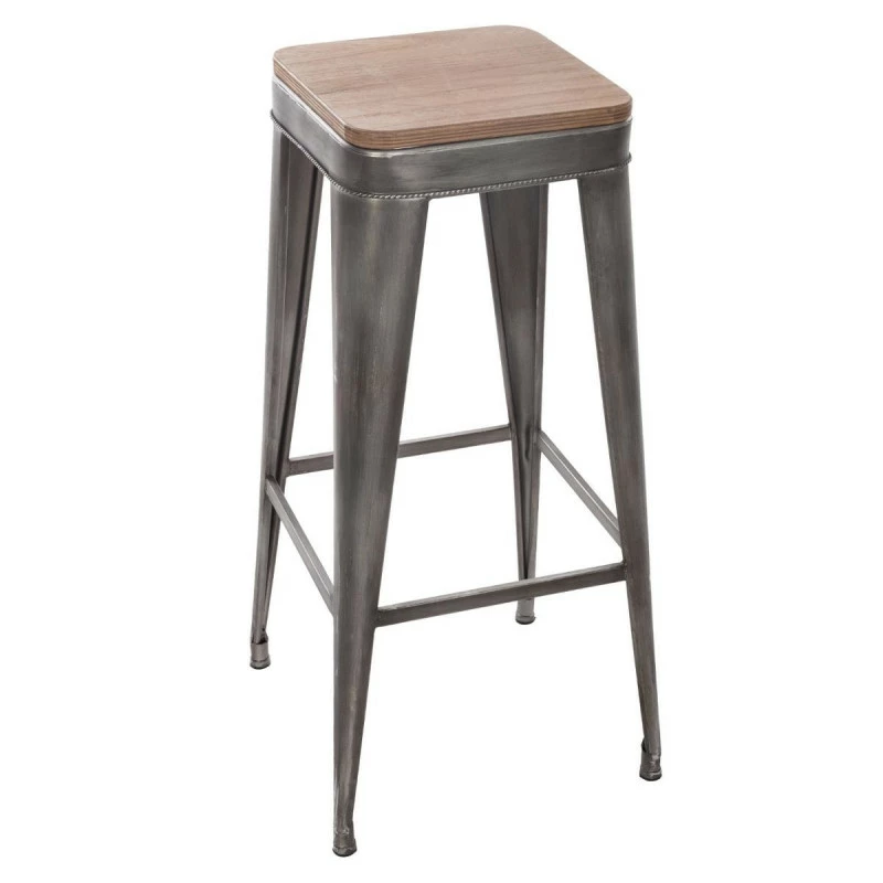 Tabouret De Bar Gris Joris GM Atmosphera 3 Tabouret De Bar Gris Joris GM Atmosphera