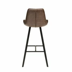 Tabouret De Bar Palmas PU Brun Foncé -Ledepot Soldes Magasin tabouret de bar palmas pu brun fonce 1 4