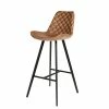 Tabouret De Bar Palmas PU Cognac -Ledepot Soldes Magasin tabouret de bar palmas pu cognac