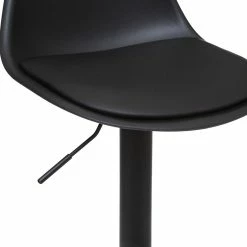 Tabouret De Bar Réglable Noir Aiko Atmosphera -Ledepot Soldes Magasin tabouret de bar reglable noir aiko atmosphera 1