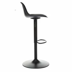 Tabouret De Bar Réglable Noir Aiko Atmosphera -Ledepot Soldes Magasin tabouret de bar reglable noir aiko atmosphera 3