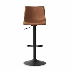 Tabouret De Bar Réglable Trevi PU Cognac 10 Tabouret De Bar Réglable Trevi PU Cognac -Ledepot Soldes Magasin tabouret de bar reglable trevi pu cognac 3