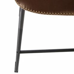 Tabouret De Bar Simili Marron Lois Atmosphera -Ledepot Soldes Magasin tabouret de bar smili marron lois atmosphera 3