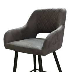 Ledepot Soldes Magasin -Ledepot Soldes Magasin tabouret de bar udc8289 gris anthracite pieds metal 1 1