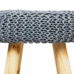 Tabouret Suzette Gris Atmosphera -Ledepot Soldes Magasin tabouret suzette gris atmosphera 1