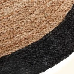 Tapis En Jute Bord Noir D120 Atmosphera -Ledepot Soldes Magasin tapis en jute bord noir d120 atmosphera 3