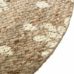 Tapis En Jute Rond Shine Atmosphera -Ledepot Soldes Magasin tapis en jute rond shine atmosphera 3