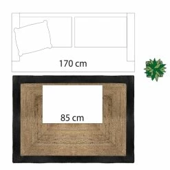 Tapis Jute Naturel Bord Noir 120x170 Atmosphera 11 Tapis Jute Naturel Bord Noir 120x170 Atmosphera -Ledepot Soldes Magasin tapis jute naturel bord noir 120x170 atmosphera 4