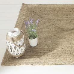 Tapis Jute Naturel Rectangulaire 120x170 Atmosphera -Ledepot Soldes Magasin tapis jute naturel rectangulaire 120x170 atmosphera 1