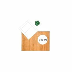 Tapis Latte Bambou 120x170cm Naturel Atmosphera -Ledepot Soldes Magasin tapis latte bambou 120x170cm naturel 2