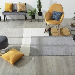 Tapis Rectangulaire Relief Abstrait 160x230 Atmosphera -Ledepot Soldes Magasin tapis rectangulaire relief abstrait 160x230 atmosphera 5