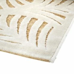 Tapis Rectangulaire Relief Feuille 160x230 Atmosphera -Ledepot Soldes Magasin tapis rectangulaire relief feuille 160x230 atmosphera 1 4