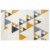 Tapis Triangle 120x170 Ilan Moutarde Atmosphera -Ledepot Soldes Magasin tapis triangle 120x170 ilan moutarde atmosphera
