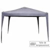 Toile De Tonnelle Easy Up Coloris Ardoise Hespéride -Ledepot Soldes Magasin toile de tonnelle easy up coloris ardoise hesperide