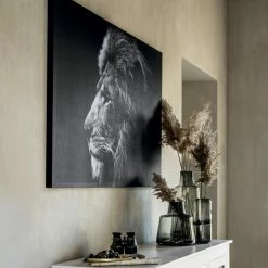 Toile Imprimée Lion 78x118 Cm Atmosphera -Ledepot Soldes Magasin toile imprimee lion 78x118 cm atmosphera 2