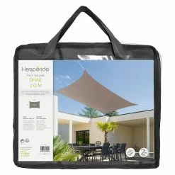 Toile Solaire 2x3m Shae Ardoise Hespéride -Ledepot Soldes Magasin toile solaire 2x3m shae ardoise hesperide 1 1