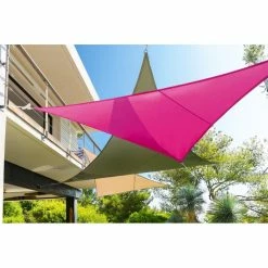 Toile Solaire 3x3x3m Curacao Blanc Hespéride -Ledepot Soldes Magasin toile solaire 3x3x3m luxe hesperide curacao blanc 3