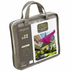 Toile Solaire 3x3x3m Curacao Taupe Hespéride -Ledepot Soldes Magasin toile solaire 3x3x3m luxe hesperide curacao taupe 3