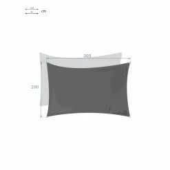 Toile Solaire 3x2m Curacao émeraude Hespéride -Ledepot Soldes Magasin toile solaire rectangulaire 2x3m luxe hesperide curacao emeraude 2