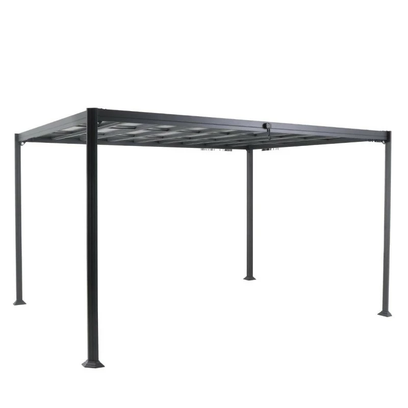 Tonnelle à Lattes 3x3,8m Belize Hespéride 5 Tonnelle à Lattes 3x3,8m Belize Hespéride – Image 3