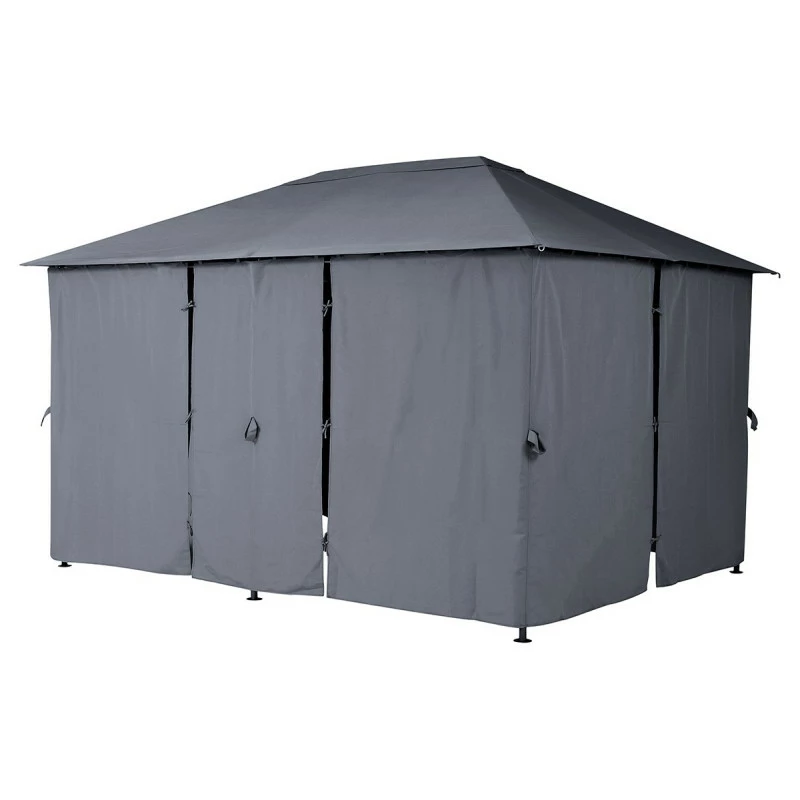 Tonnelle 3x4 M Santorini Gris Ardoise Hespéride 5 Tonnelle 3x4 M Santorini Gris Ardoise Hespéride – Image 3