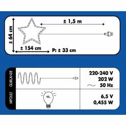 Traîneau + 1 Renne Lumineux Blanc Chaud -Ledepot Soldes Magasin traineau 1 renne lumineux blanc chaud 2