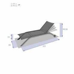 Transat Milenio émeraude Et Graphite Hespéride -Ledepot Soldes Magasin transat milenio emeraude et graphite hesperide 3