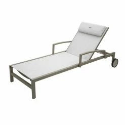 Transat Ocala Inclinable Noisette/tonka Hespéride -Ledepot Soldes Magasin transat ocala inclinable coloris noisette taupe hesperide 1