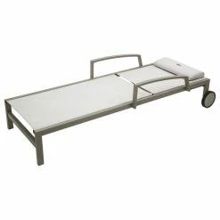 Transat Ocala Inclinable Noisette/tonka Hespéride -Ledepot Soldes Magasin transat ocala inclinable coloris noisette taupe hesperide 3