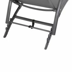 Transat Samba Pliable Anthracite/graphite Hespéride -Ledepot Soldes Magasin transat samba pliable anthracite graphite hesperide 4