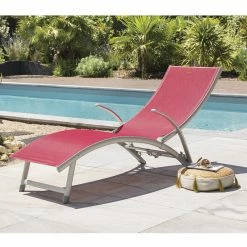 Transat Samba Pliable Et Empilable Grenade Hespéride