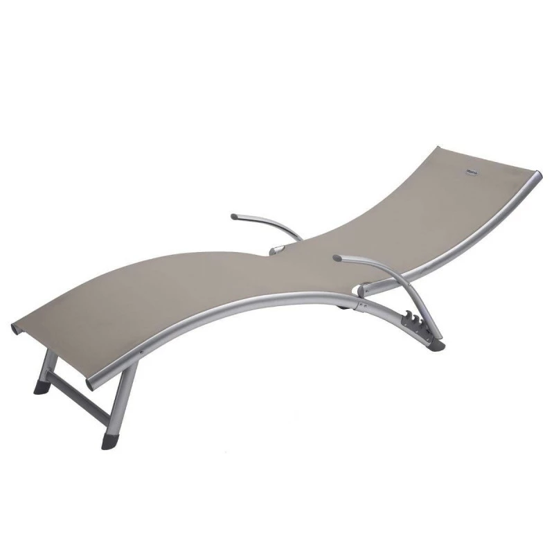 Transat Samba Pliable Et Empilable Taupe Hespéride 7 Transat Samba Pliable Et Empilable Taupe Hespéride – Image 5