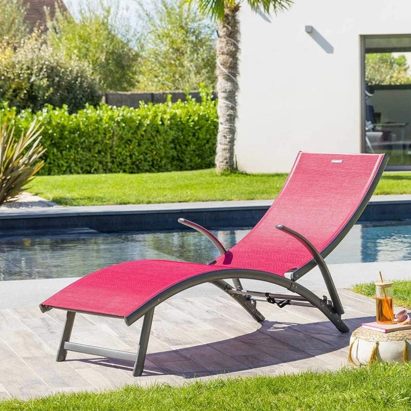 Transat Samba Pliable Grenade/graphite Hespéride 3 Transat Samba Pliable Grenade/graphite Hespéride