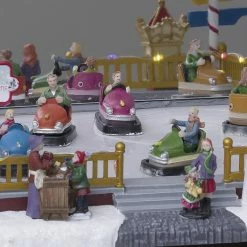 Village De Noël Animé, Lumineux Et Musical Auto-tamponneuses -Ledepot Soldes Magasin village de noel anime lumineux et musical auto tamponneuses 1