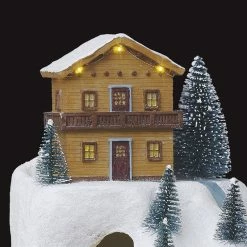 Village De Noël Animé, Lumineux Et Musical Piste De Ski Montagne -Ledepot Soldes Magasin village de noel anime lumineux et musical piste de ski montagne 2