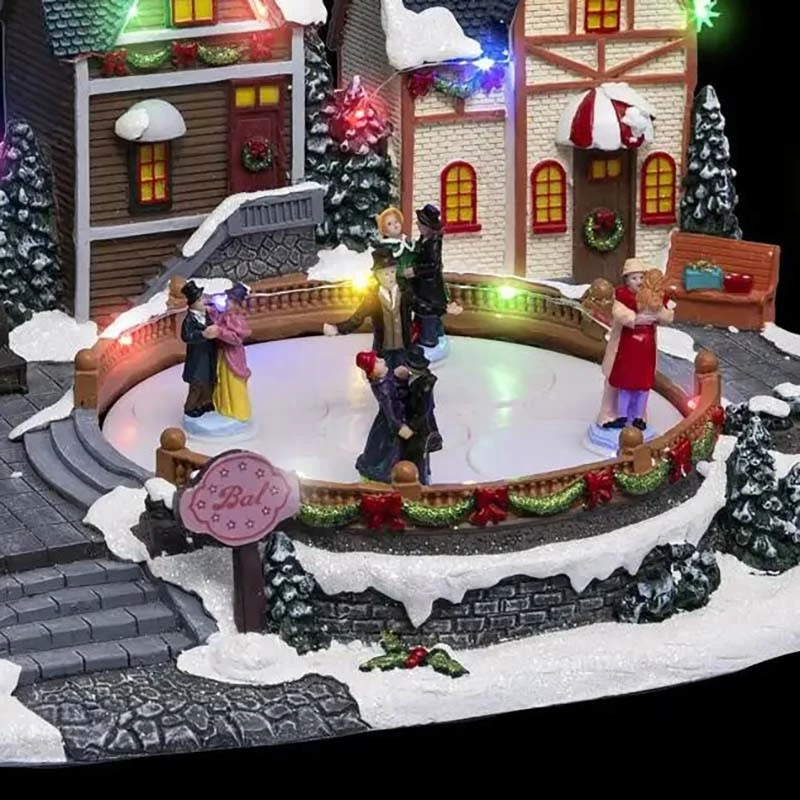 Village De Noël Bal De Noël Lumineux Et Animé 4 Village De Noël Bal De Noël Lumineux Et Animé – Image 2