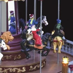 Village De Noël Carrousel Animé, Lumineux Et Musical 6 Village De Noël Carrousel Animé, Lumineux Et Musical -Ledepot Soldes Magasin village de noel carrousel anime lumineux et musical 1