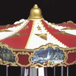 Village De Noël Carrousel Animé, Lumineux Et Musical 7 Village De Noël Carrousel Animé, Lumineux Et Musical -Ledepot Soldes Magasin village de noel carrousel anime lumineux et musical 2