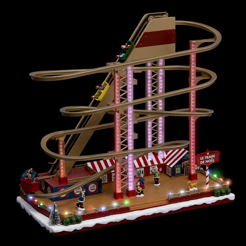 Village De Noël Grand Huit Animé Et Lumineux 3 Village De Noël Grand Huit Animé Et Lumineux