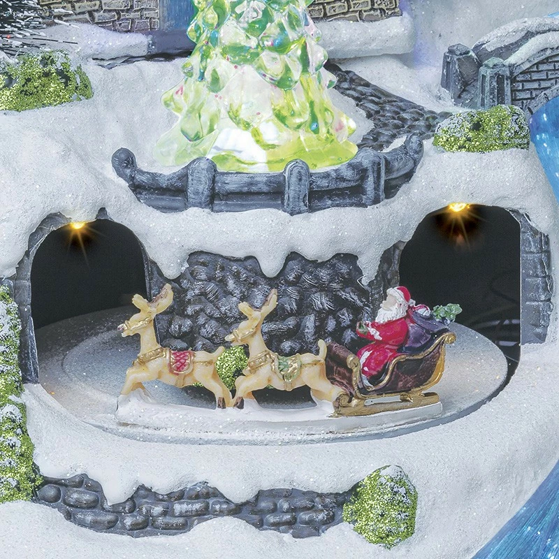 Village De Noël Moulin à Vent Animé, Lumineux Et Musical 6 Village De Noël Moulin à Vent Animé, Lumineux Et Musical – Image 4