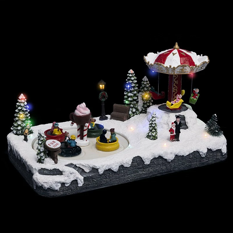 Village De Noël Parc D'attractions Lumineux Et Animé 3 Village De Noël Parc D'attractions Lumineux Et Animé