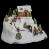 Village De Noël Piste De Luge Animé Et Lumineux -Ledepot Soldes Magasin village de noel piste de luge anime et lumineux