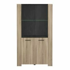 Demeyere Vitrine 2 + 2 Portes H174 Cm Sheffield -Ledepot Soldes Magasin vitrine 2 2 portes h174 cm sheffield 3