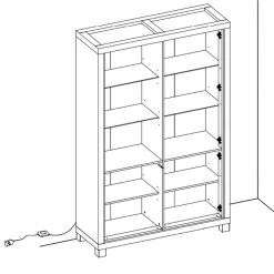 Vitrine 2 Portes + 2 Portes Vitrées Dijon 15 Vitrine 2 Portes + 2 Portes Vitrées Dijon -Ledepot Soldes Magasin vitrine 2 portes 2 portes vitrees dijon 1 6