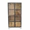 Vitrine 2 Portes 4 Niveaux Manguier 1 Vitrine 2 Portes 4 Niveaux Manguier -Ledepot Soldes Magasin vitrine 2 portes 4 niveaux manguier